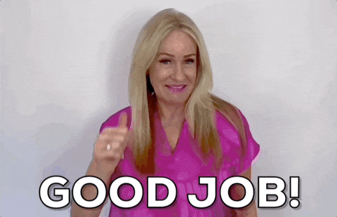 Great Job Thumbs Up GIF by Vikki Downey