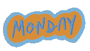 Weekend Monday Sticker