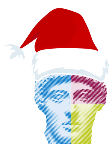 Christmas Santa Sticker by APOLLON Hochschule