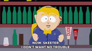 beer bartender GIF by South Park 