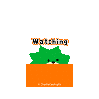 charlie_ketchuplin kawaii look adorable watching Sticker