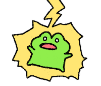 Electric Shock Drawing Sticker