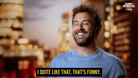 Like That Lol GIF by Celebrity Apprentice Australia
