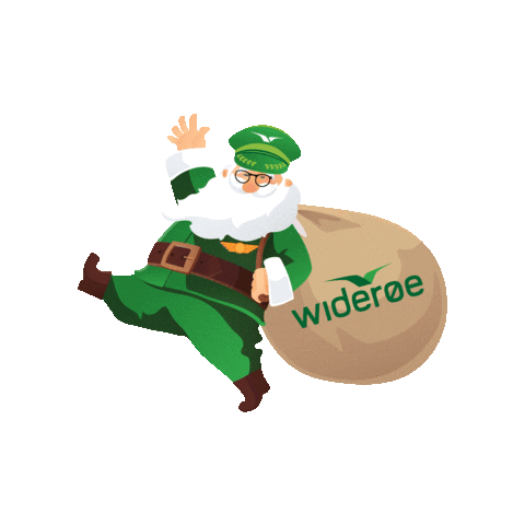 Santa Claus Christmas Sticker by Widerøe