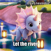 Water Glow GIF by Divineasaur