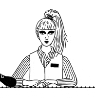 boglio shopping boring paying GIF