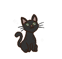 In Love Cat Sticker