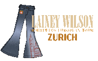 Wild Horses Zurich Sticker by Lainey Wilson