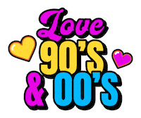 I Love 90S Sticker by Deja Vu Fesztivál