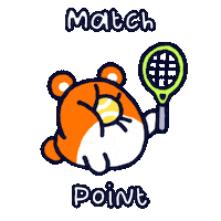 Match Point Sticker Sticker