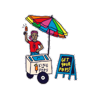 Sticker by King of Pops