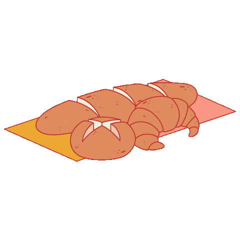 Bread Croissant Sticker by noissue
