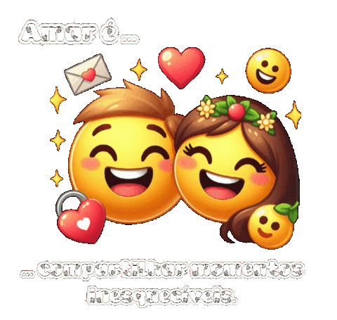 Dia Dos Namorados Emoji Sticker by Atelier das Arteiras