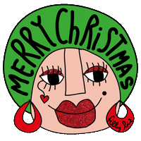 Merry Christmas Fun Sticker by Filly Biz