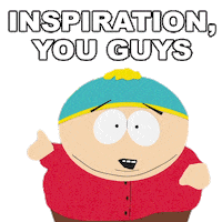 Inspire Eric Cartman Sticker by South Park