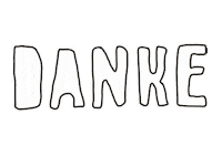 Thanks Worte Sticker