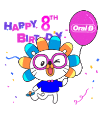 Birthday Toothbrush Sticker by Lazada Singapore