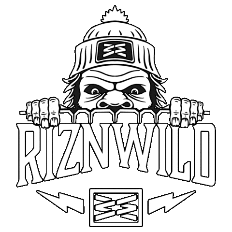 Peek-A-Boo Sasquatch Sticker by RIZNWILD