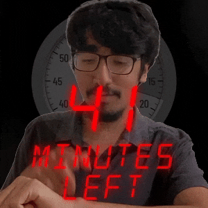 41 minutes left