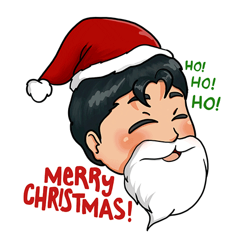 Happy Merry Christmas Sticker by AUF CCS
