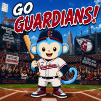 Blue Monkey Baseball GIF by Respective