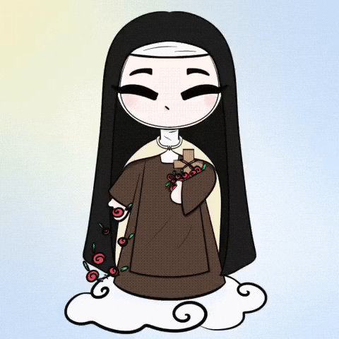 St Therese Flowers GIF