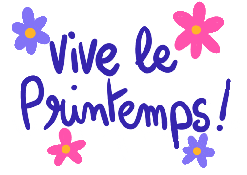 Flower Hello Sticker by Eledraws (Eleonore Bem)