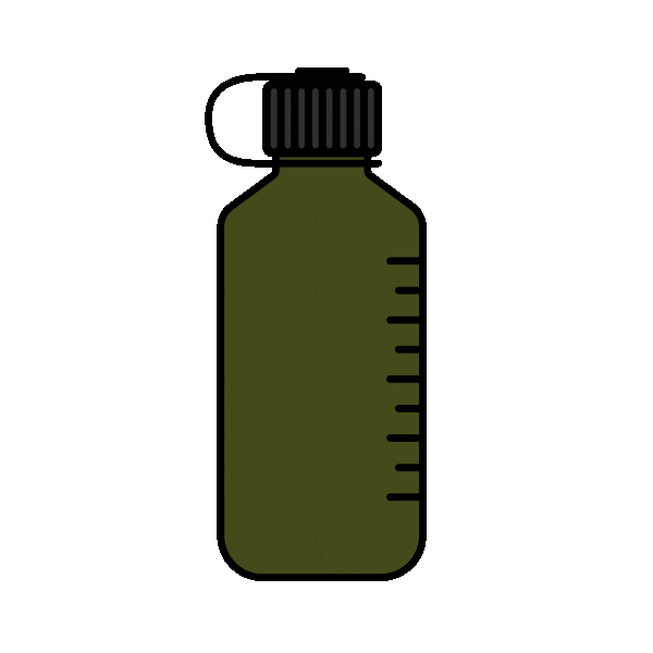 Water Bottle Sticker by Zappos