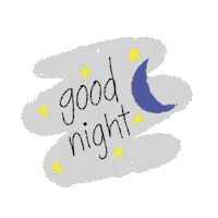 design_or_draw night sleep moon sleepy Sticker