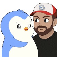 Ash Ketchum Penguin Sticker by Pudgy Penguins