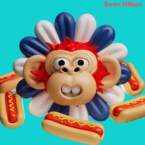 Hungry Independence Day GIF by Evan Hilton