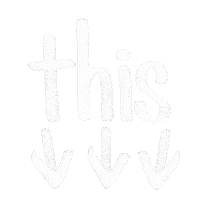 Chalk Click Here Sticker
