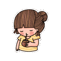 Yerba Mate Girl Sticker