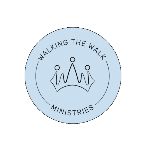 WalkingtheWalk giphyupload crown cyndistaudt walkingthewalk Sticker