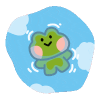 Summer Swimming Sticker by Kibbi