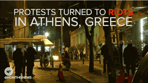 news greece GIF by NowThis 