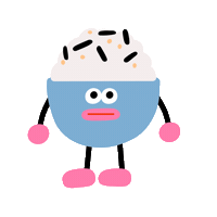 Jump Character Sticker