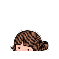 Angry Girl Sticker