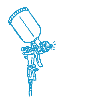 Spraygun Sticker by R-M Paint