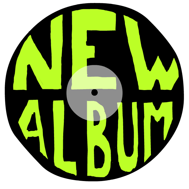 Album Record Sticker by Bent Rushmore