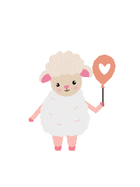 Sheep Love Sticker