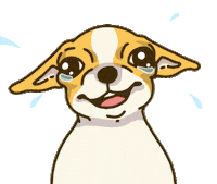 Animation Dog Sticker