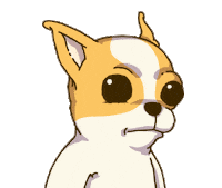 Animation Dog Sticker