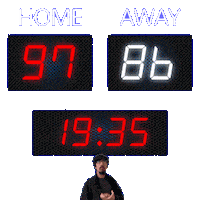 86 Away Sticker