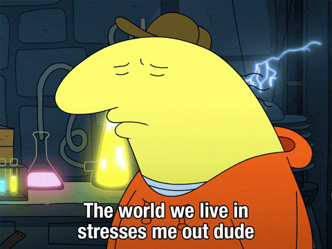 Stressed The World We Live In GIF by Adult Swim