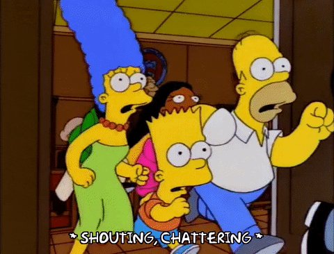 homer simpson krusty the klown GIF