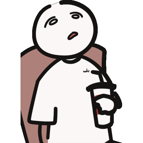 Illustration Confuse Sticker by Ceebsau