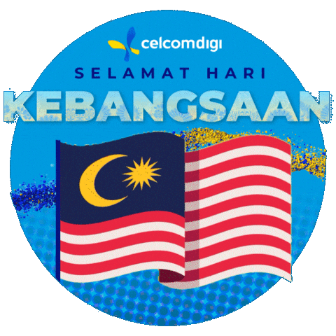 Celcomdigi Hari Malaysia 2025 Sticker by CelcomDigi