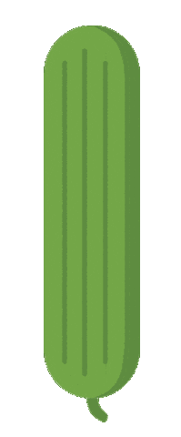 Healthyfood Cucumber Sticker by raedercap