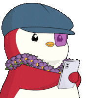 Crypto Phone Sticker by Pudgy Penguins
